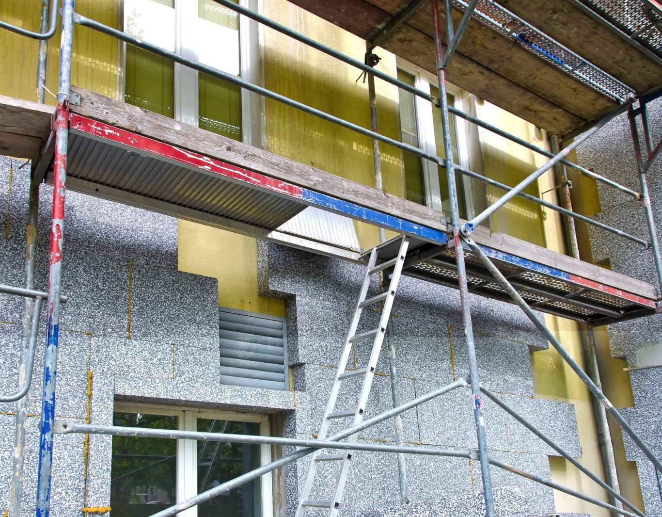 Styropordämmung Fassade